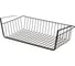 Корзинка навесная полочная Mallony L’ordine Nero, 48x24,5x14 см 107584 1