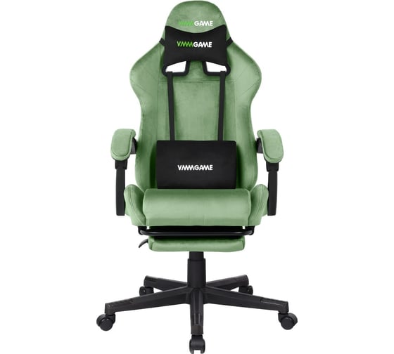 Игровое компьютерное кресло VMMGame THRONE VELOUR GREEN OT-B31-VRGN