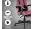 Игровое компьютерное кресло VMMGame THRONE VELOUR PINK OT-B31-VRPK 6