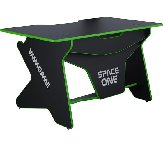 Игровой компьютерный стол VMMGame SPACEONE DARK 140 GREEN SO-2-BKGN