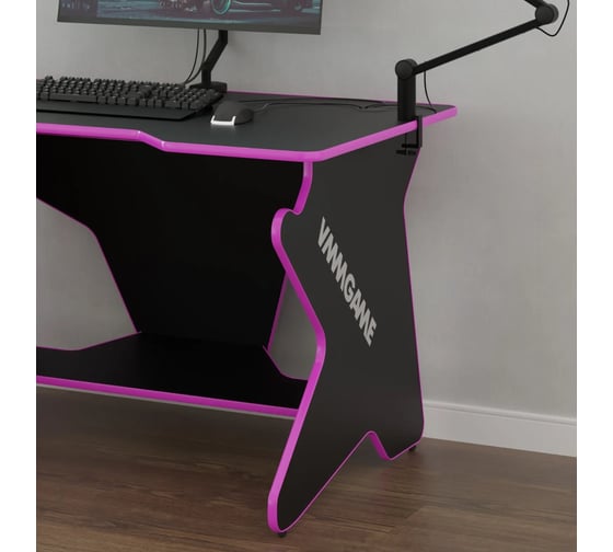 Игровой компьютерный стол VMMGame SPACEONE DARK PINK SO-1-BKPK