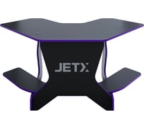 Игровой угловой компьютерный cтол VMMGame JETX DARK PURPLE SF-1BPU