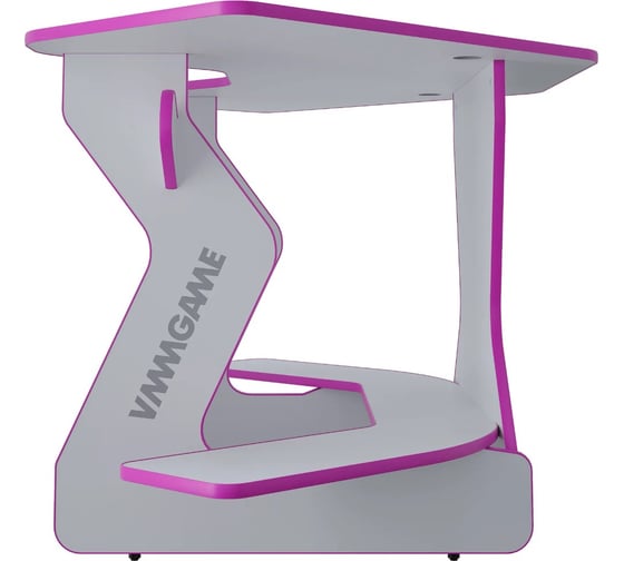 Игровой угловой компьютерный cтол VMMGame JETX LIGHT PINK SF-1WEPK