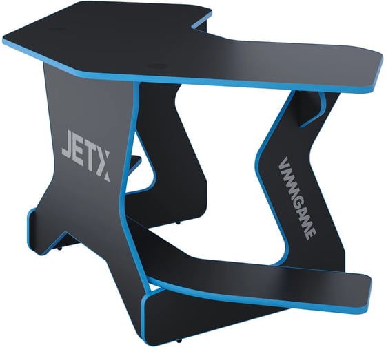 Игровой угловой компьютерный cтол VMMGame JETX DARK BLUE SF-1BKBE