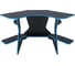 Игровой угловой компьютерный cтол VMMGame JETX DARK BLUE SF-1BKBE 3