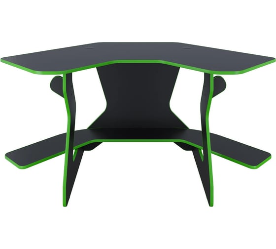 Игровой угловой компьютерный cтол VMMGame JETX DARK GREEN SF-1BKGN