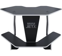 Игровой угловой компьютерный cтол VMMGame JETXmini DARK WHITE SF-1BKWE-M