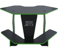 Игровой угловой компьютерный cтол VMMGame JETXmini DARK GREEN SF-1BKGN-M