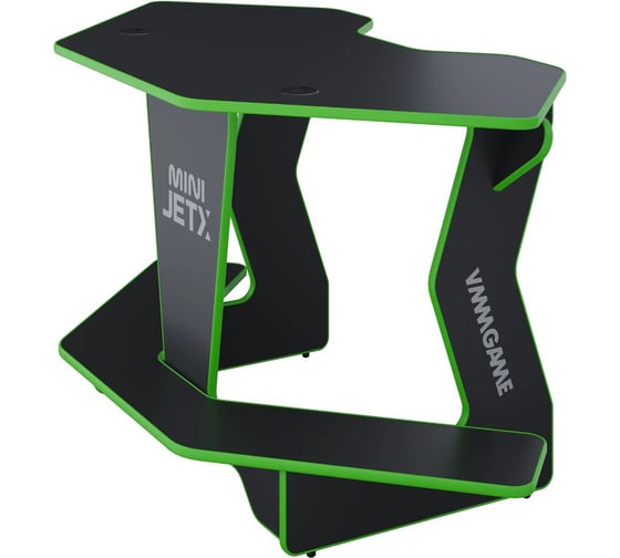 Игровой угловой компьютерный cтол VMMGame JETXmini DARK GREEN SF-1BKGN-M