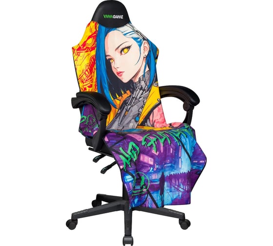 Накидка для компьютерного кресла VMMGame PONCHO print CYBERPUNK P2CK