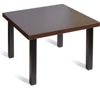 Стол журнальный Комус KD_Триада венге/черный 241482