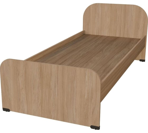 Кровать бытовая Комус WELL 1900x800x450 мм, Дуб Урбан Янтарный К006PW 1994715