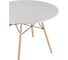 Стол обеденный Комус SG_Eames DSW круглый, опоры бук, D1000, МДФ, белый 941198 3
