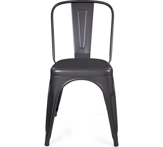 Стул металлический ALSAV Bistro 440x500x860, черный матовый AL 401 M 21000928