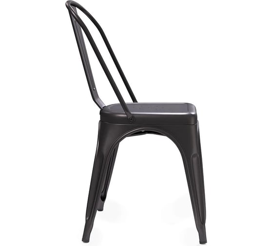 Стул металлический ALSAV Bistro 440x500x860, черный матовый AL 401 M 21000928