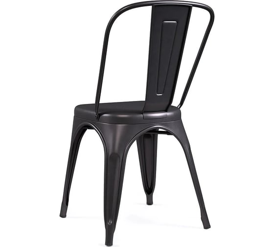 Стул металлический ALSAV Bistro 440x500x860, черный матовый AL 401 M 21000928