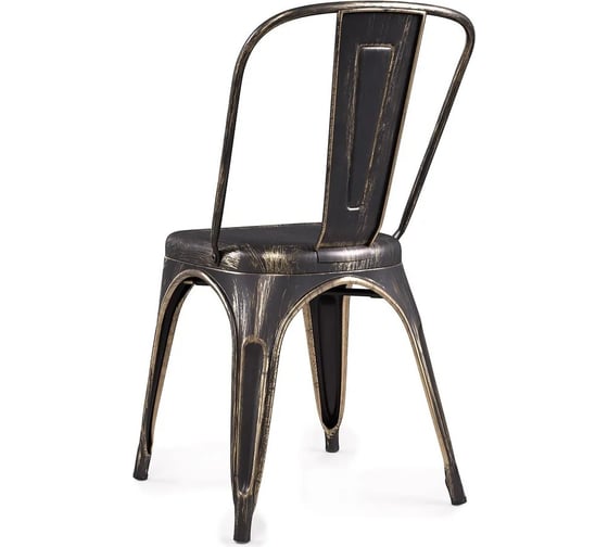 Стул металлический ALSAV Bistro Vintage 440x500x860, черный античный AL 402 MA 21000927