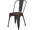 Стул металлический ALSAV Bistro Wood 440x500x860, вяз темный/черный матовый AL 403 MW 21000809 6