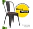 Стул металлический ALSAV Bistro Wood 440x500x860, вяз темный/черный матовый AL 403 MW 21000809 8