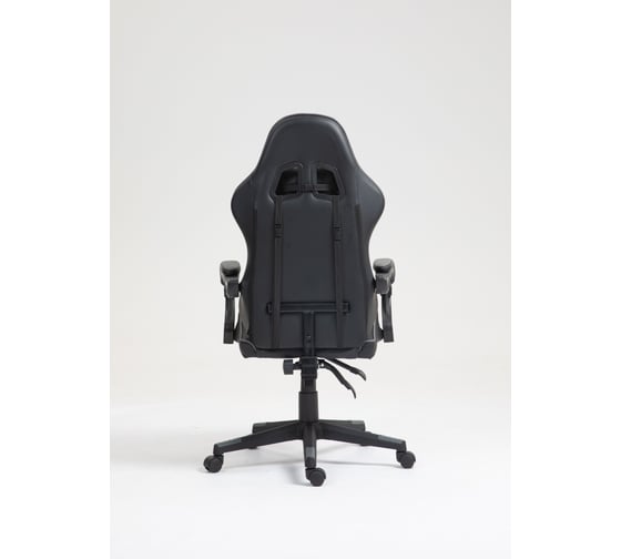 Кресло компьютерное игровое Стул Груп TopChairs Shadow, экокожа черно-серый GF-8079 black+grey