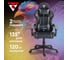 Кресло компьютерное игровое Стул Груп TopChairs Shadow, экокожа черно-серый GF-8079 black+grey 5