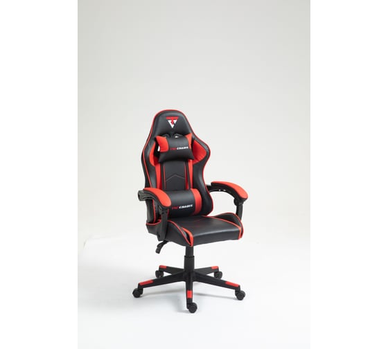 Кресло компьютерное игровое Стул Груп TopChairs Shadow, экокожа черно-красный GF-8079 black+red