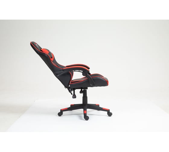 Кресло компьютерное игровое Стул Груп TopChairs Shadow, экокожа черно-красный GF-8079 black+red