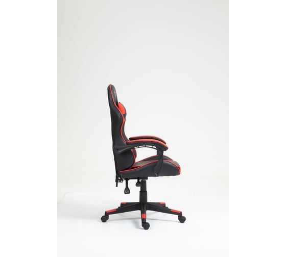 Кресло компьютерное игровое Стул Груп TopChairs Shadow, экокожа черно-красный GF-8079 black+red