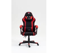 Кресло компьютерное игровое Стул Груп TopChairs Shadow, ткань черно-красный GF-8079 TT701+TT703