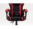 Кресло компьютерное игровое Стул Груп TopChairs Shadow, ткань черно-красный GF-8079 TT701+TT703 7