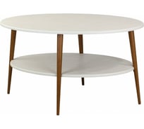 Стол журнальный Мебелик BeautyStyle 29 белый/бук 9065