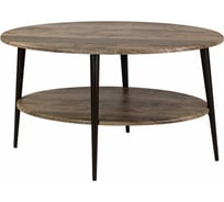 Стол журнальный Мебелик BeautyStyle 29 дуб крымский состаренный/эбеновое дерево 9066