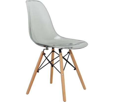 Стул BRADEX Eames прозрачный серый FR 0045