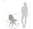Стул BRADEX Eames чёрный FR 0041 7