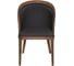 Стул ALSAV Bizotti 540х610х830, орех темный/экокожа black AL 503 21000829 2