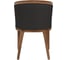 Стул ALSAV Bizotti 540х610х830, орех темный/экокожа black AL 503 21000829 5
