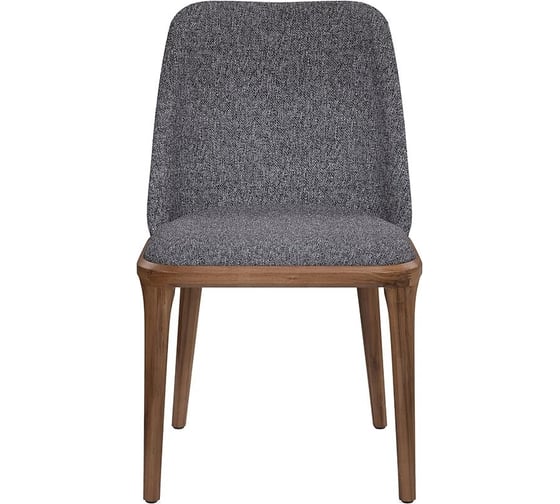 Стул ALSAV Bruno 520х570х860, орех темный/ткань melange-grey 21000828