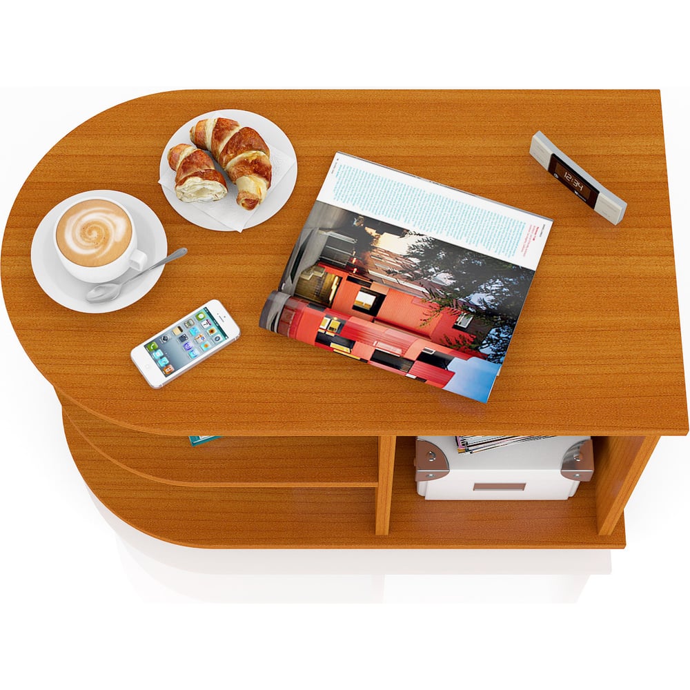 Журнальный стол Мебельный двор С-МД-СЖ-4, вишня 2716054 - выгодная цена ...