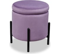 Пуф Divan24 Отис сиреневый, велюр, для кухни, столовой, гостиной 77000115