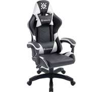 Игровое кресло DEFENDER Companion черный/белый, класс 3, металл, полиуретан 64023
