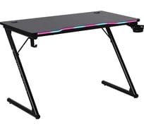 Игровой стол DEFENDER Ferox подвес кружка + гарнитура, черный, МДФ, RGB 64072