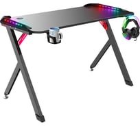 Игровой стол DEFENDER Spirit RGB, подвес кружка + гарнитура,черный, 120 64389