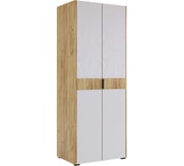 Шкаф двухдверный Адам дуб крафт золотой/белое дерево MSA-03.2563