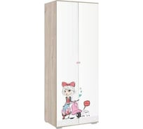 Шкаф двухдверный Алина 03.01 дуб мария/белый UL.03-M.08.01.2160