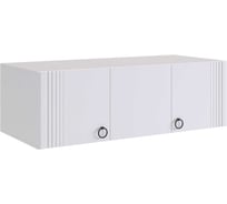 Антресоль трехдверная Ева 117.01 белое дерево/белый матовый UL.117-M.104.01.3101