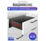 Выдвижной ящик для кухни с доводчиком шариковые направляющие скрытого монтажа 500 мм H-168 мм высокий черный GTV PB-AXISPRO-KPL500C2 5
