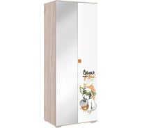 Шкаф двухдверный Зоо 04.21 дуб мария/белый UL.04-M.07.21.2160