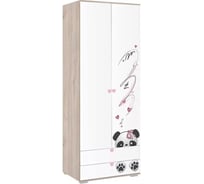 Шкаф двухдверный Панда 55.01 дуб мария/белый UL.55-M.06.01.2160