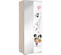 Шкаф двухдверный Панда 04.21 дуб мария/белый UL.04-M.06.21.2160