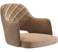 Сидение-стул Оксфорд бежевый велюр CHS.12.1.2540